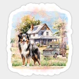 Dog - Australian Shepherd Sticker